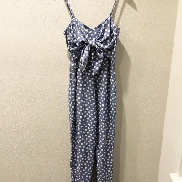 ANTHROPOLOGIE Whit Two tie knot jumpsuit 6P - Picture 5 of 8